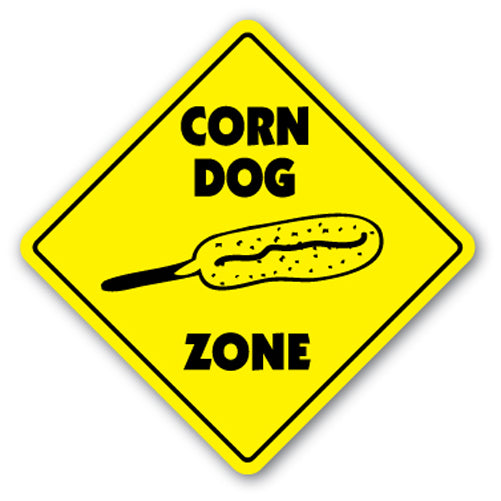 Corn Dog Zone Vinyl Decal Sticker