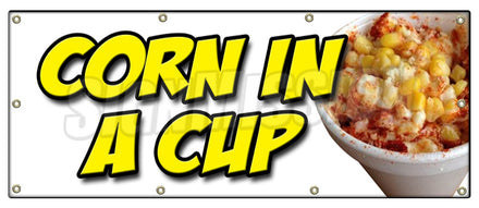 Corn In A Cup Banner