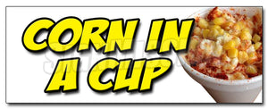 Corn In A Cup Decal