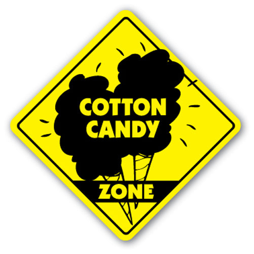 Cotton Candy Zone Vinyl Decal Sticker