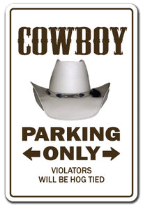 Cowboy Vinyl Decal Sticker