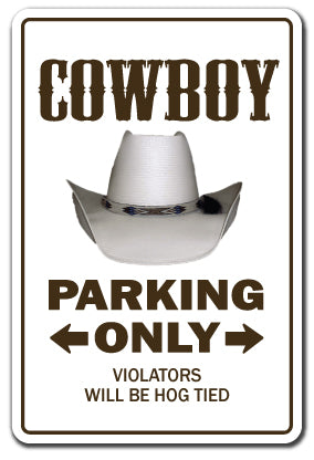 Cowboy Vinyl Decal Sticker