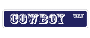 COWBOY Street Sign