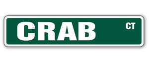 Crab Street Vinyl Decal Sticker