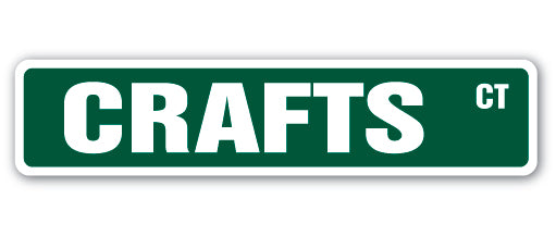 CRAFTS Street Sign
