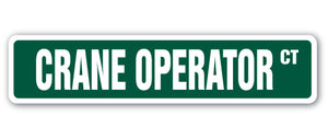 Crane Operator Street Vinyl Decal Sticker