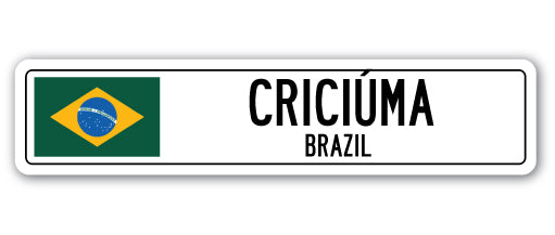 CRICIEMA, BRAZIL Street Sign