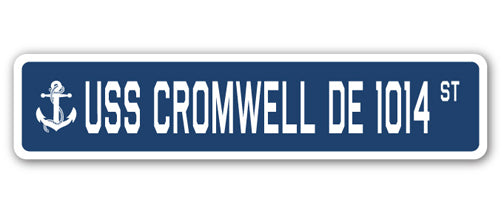 USS Cromwell De 1014 Street Vinyl Decal Sticker