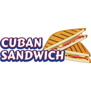 Cuban Sandwich Die Cut Decal