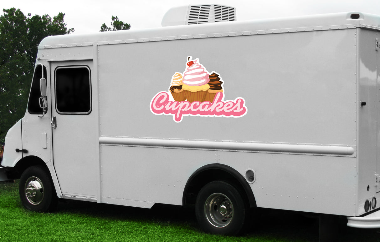 Cupcakes Die Cut Decal