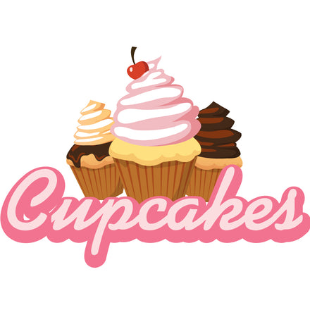 Cupcakes Die Cut Decal