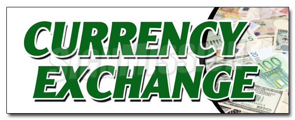 Currency Exchange Decal
