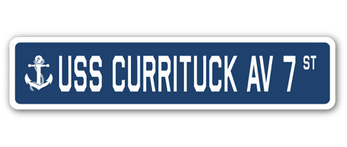 USS Currituck Av 7 Street Vinyl Decal Sticker