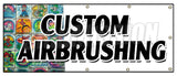 Custom Airbrushing Banner
