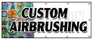 Custom Airbrushing Banner