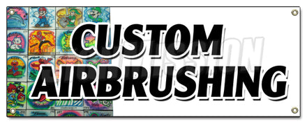 Custom Airbrushing Banner