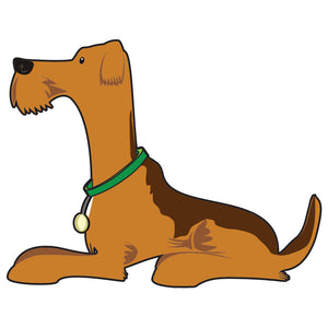 AIREDALE TERRIER Dog Decal