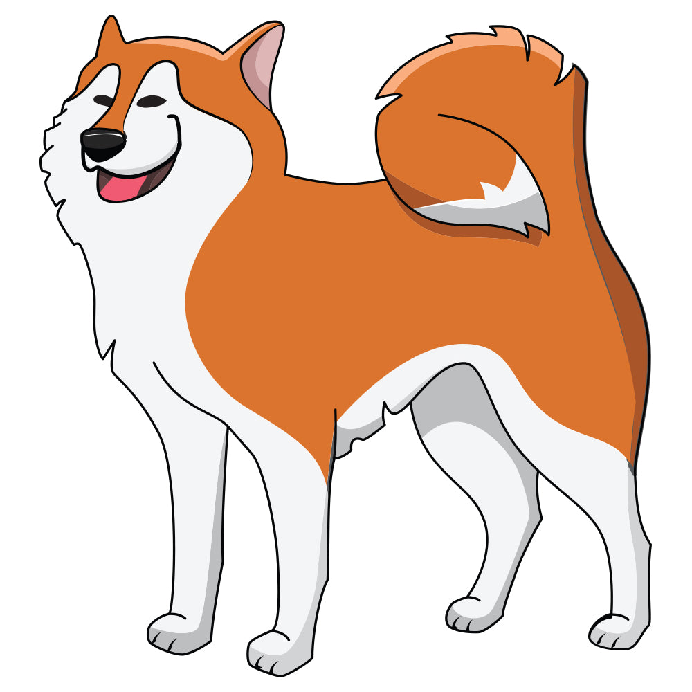 Akita Dog Decal