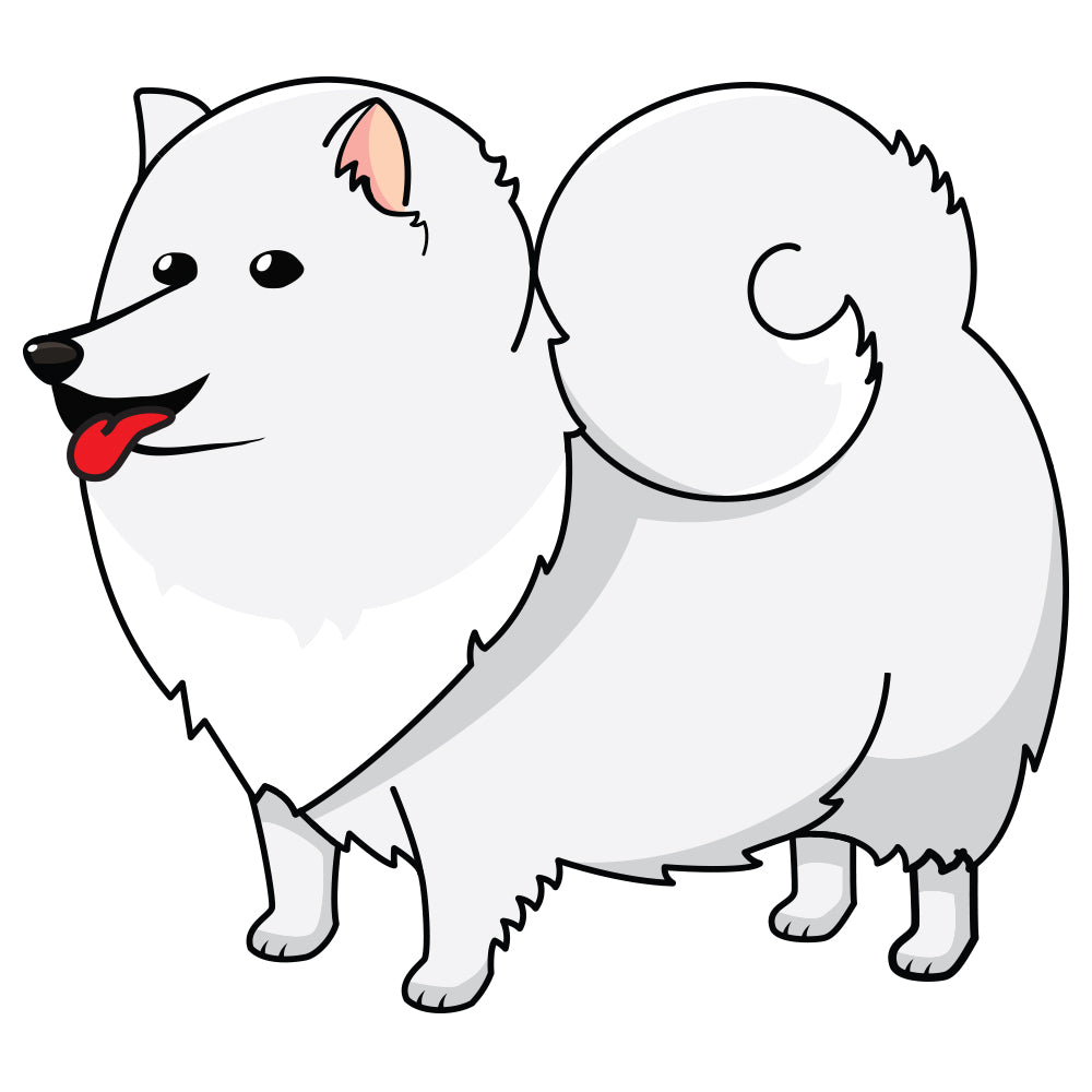 American Eskimo Dog Dog Decal