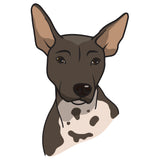 American Hairless Terrier Dog Decal