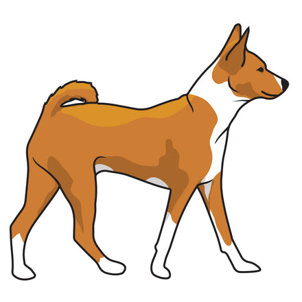 Basenji Dog Decal