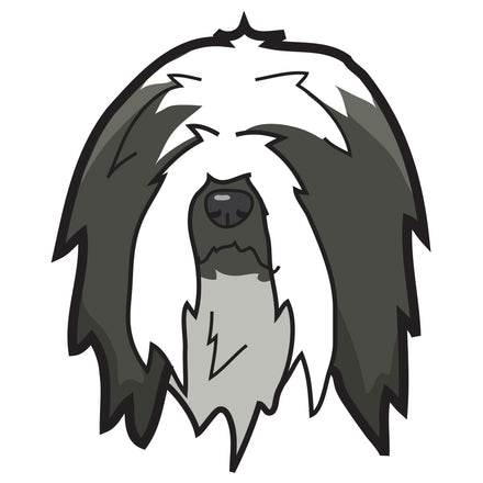Bearded Collie Dog Decal