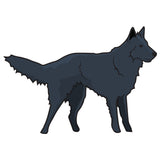 Belgian Sheepdog Dog Decal
