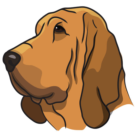 BloodHound Dog Decal