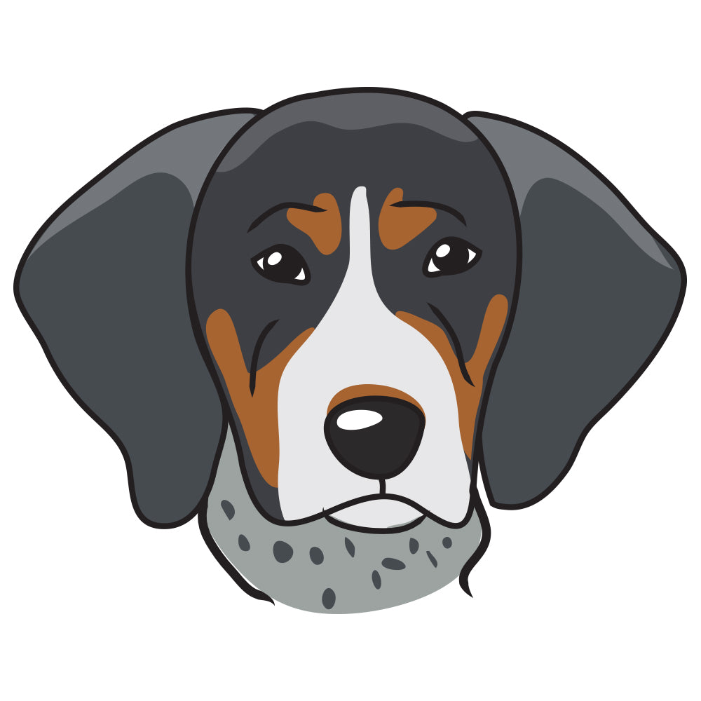 Bluetick Coonhound Dog Decal