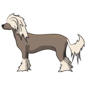 Chinese Crested Dog Decal