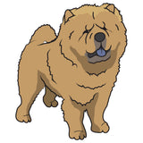 Chow Chow Dog Decal