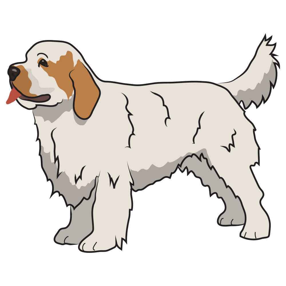 Clumber Spaniel Dog Decal