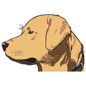 Golden Retriever Dog Decal