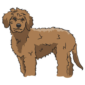 Goldendoodle Dog Decal