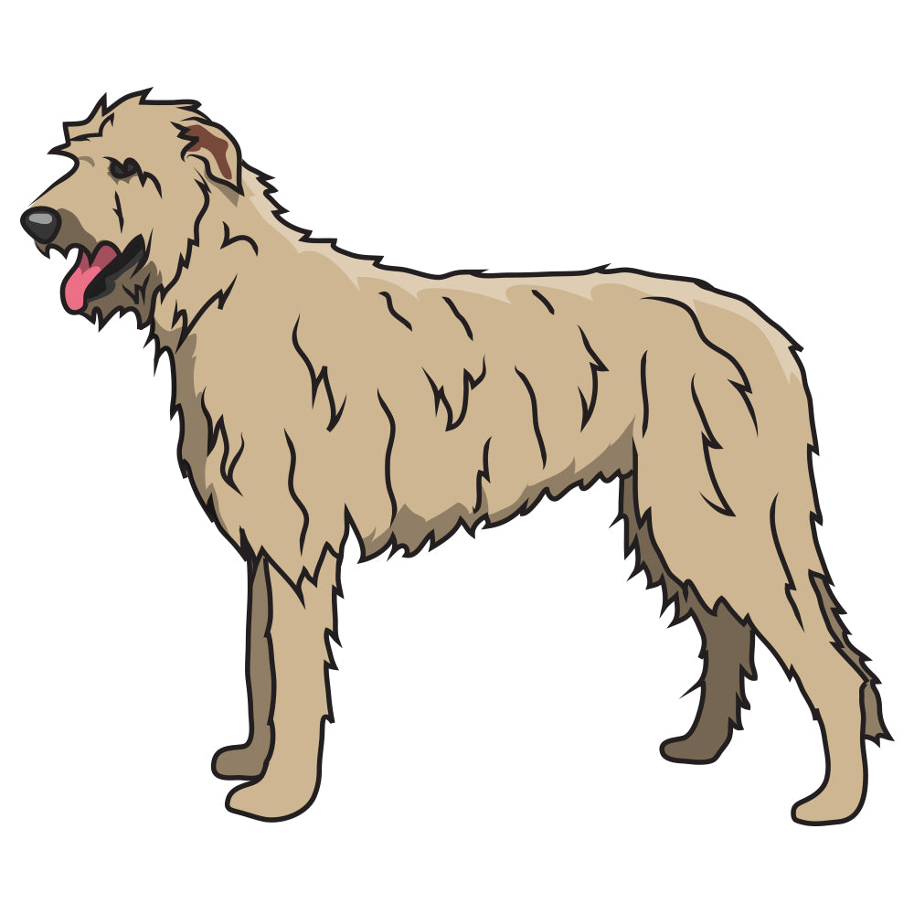 Irish Wolfhound Dog Decal