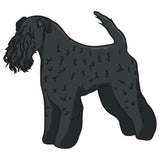 Kerry Blue Terrier Dog Decal