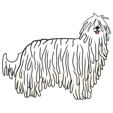 Komondor Dog Decal