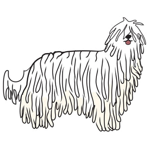 Komondor Dog Decal