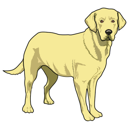 Labrador Retriever Dog Decal