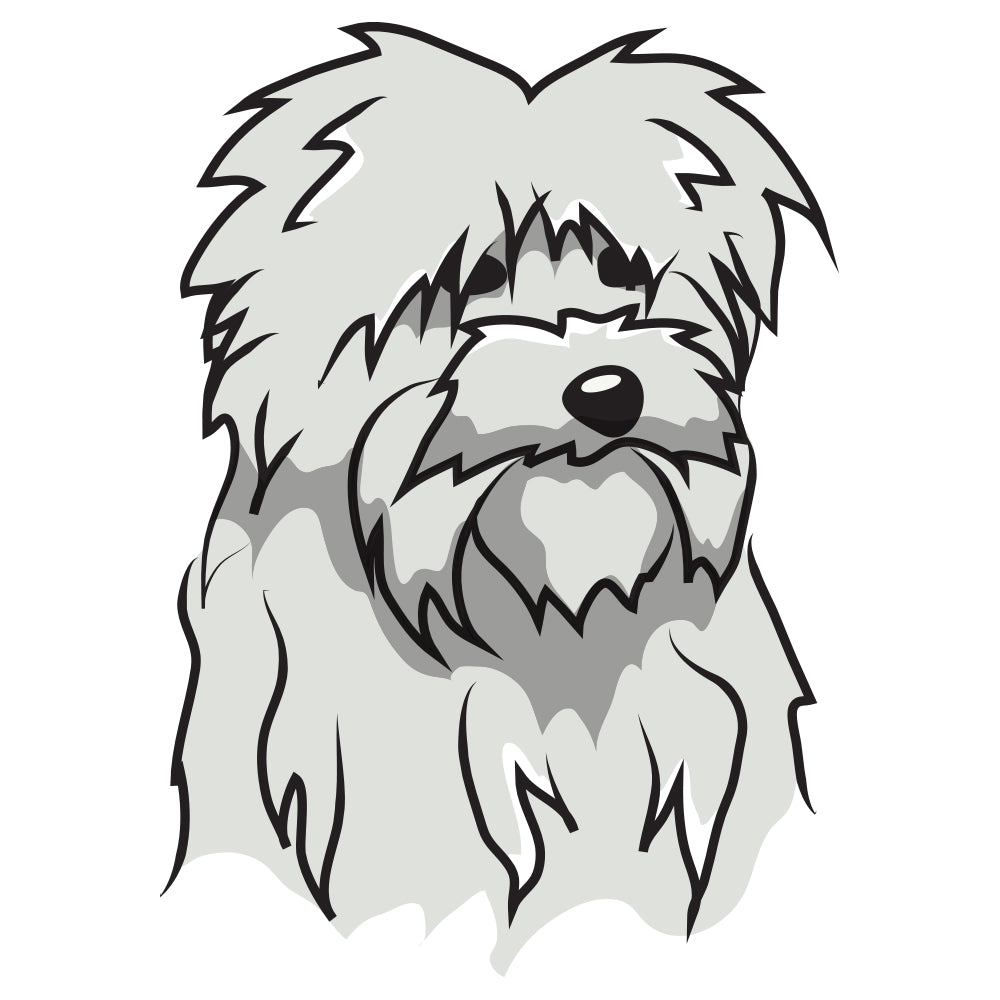 Maltese Dog Decal