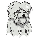 Maltese Dog Decal