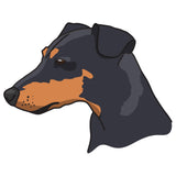 Manchester Terrier Dog Decal