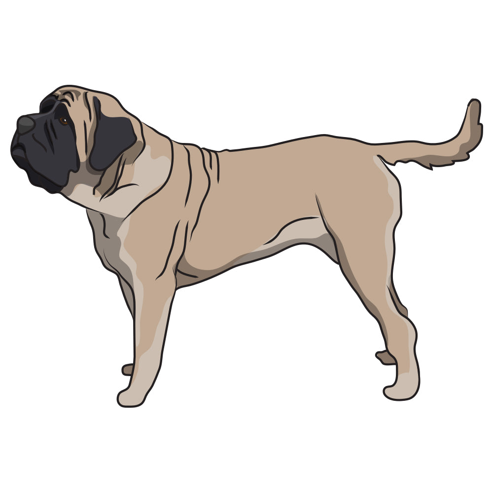 Mastiff Dog Decal
