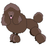 Miniature Poodle Dog Decal