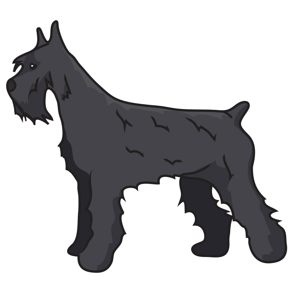 Miniature Schnauzer Dog Decal