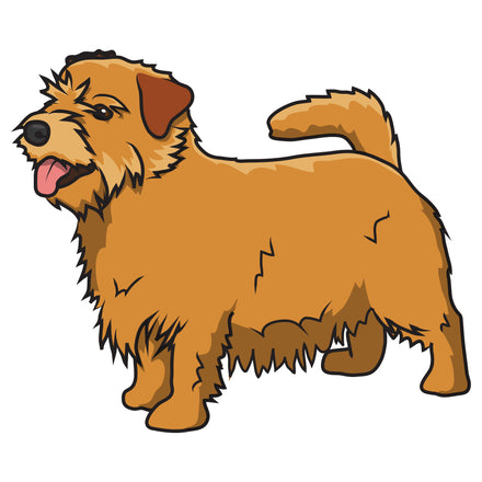 Norfolk Terrier Dog Decal