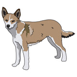 Norwegian Lundehund Dog Decal