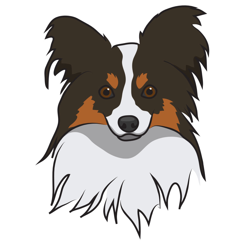 Papillon Dog Decal