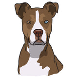 Pitsky Dog Decal