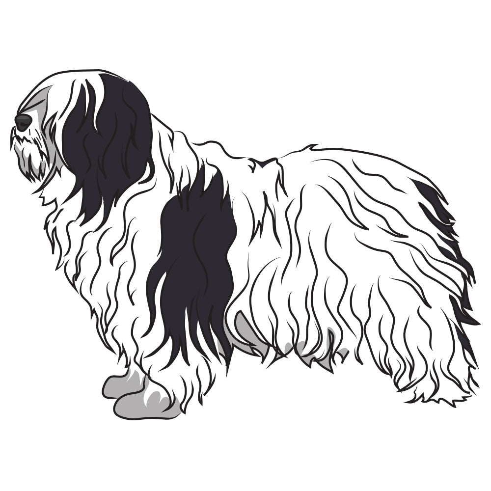 Polish Lowland Sheepdog Dog Decal